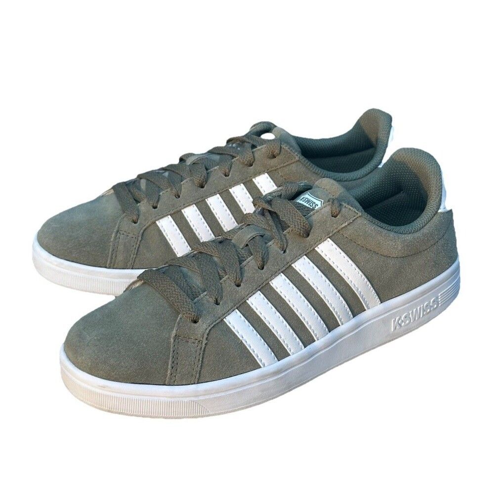 K-Swiss Men's 7.5 Low-top Sneakers Court 07012-339-M Olive Green